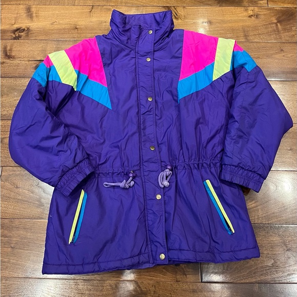 Vintage 1980s women’s large ski jacket - Picture 1 of 4